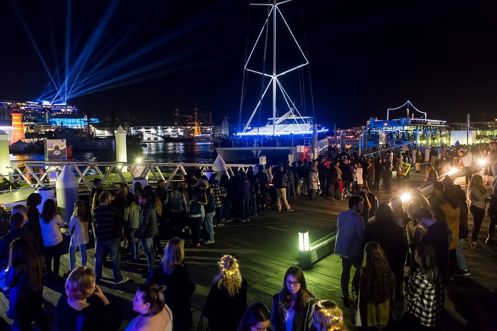 Hens night party on Sydney Harbour